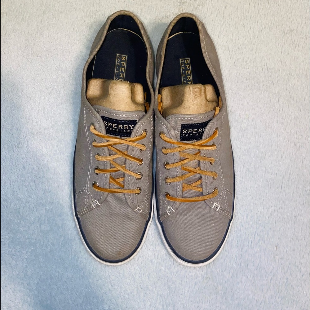 Women’s grey Sperry sneakers size 9